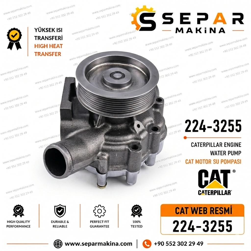CATERPILLAR ENGINE WATER PUMP, 224-3255, 2243255