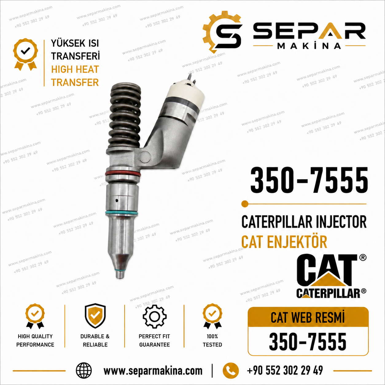CATERPILLAR INJECTOR, 212-3464, 212-3468, 350-7555, C10, C12