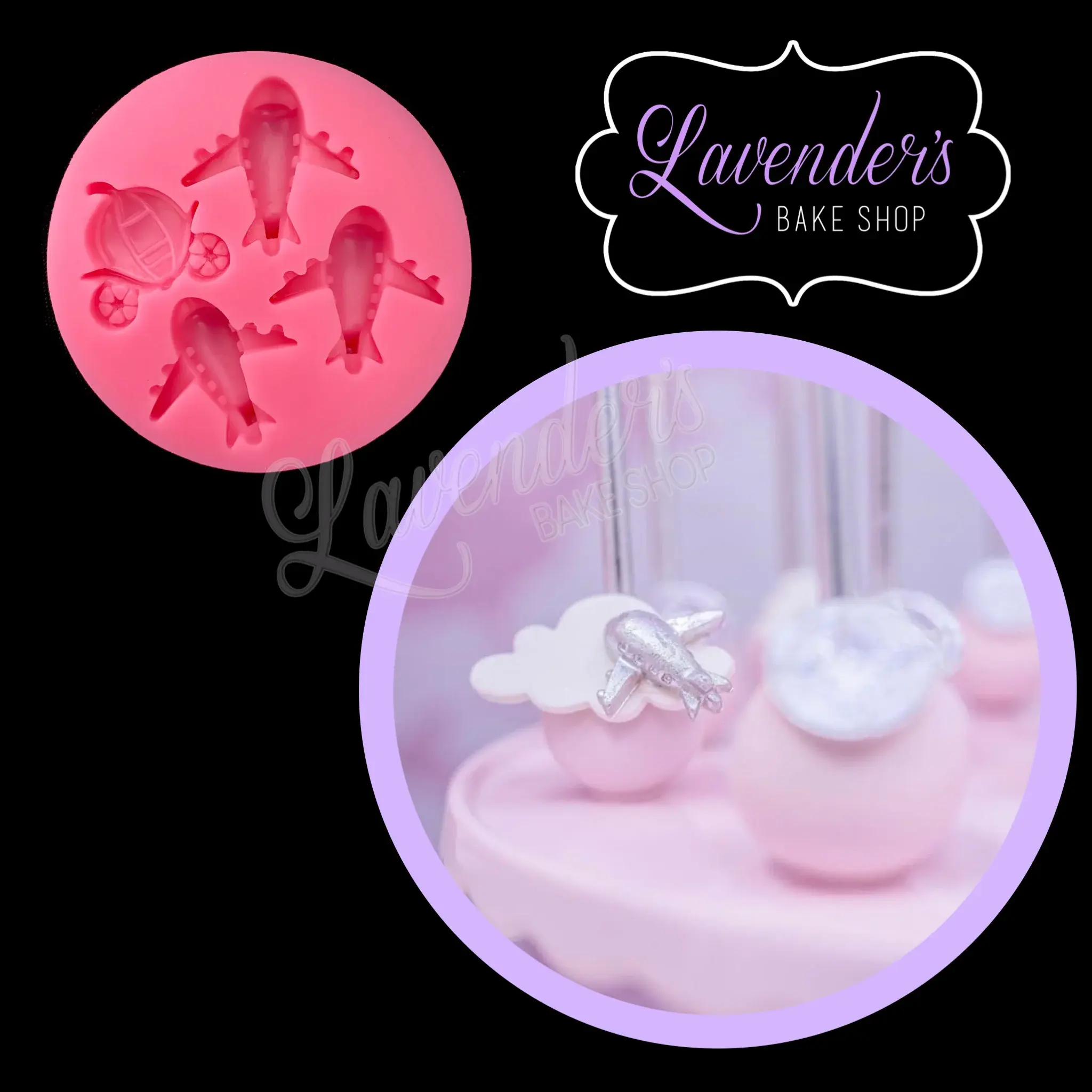 Airplane And Carriage (Lavender's)