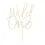 Thumbnail: WOODEN CAKE TOPPER WILD ONE