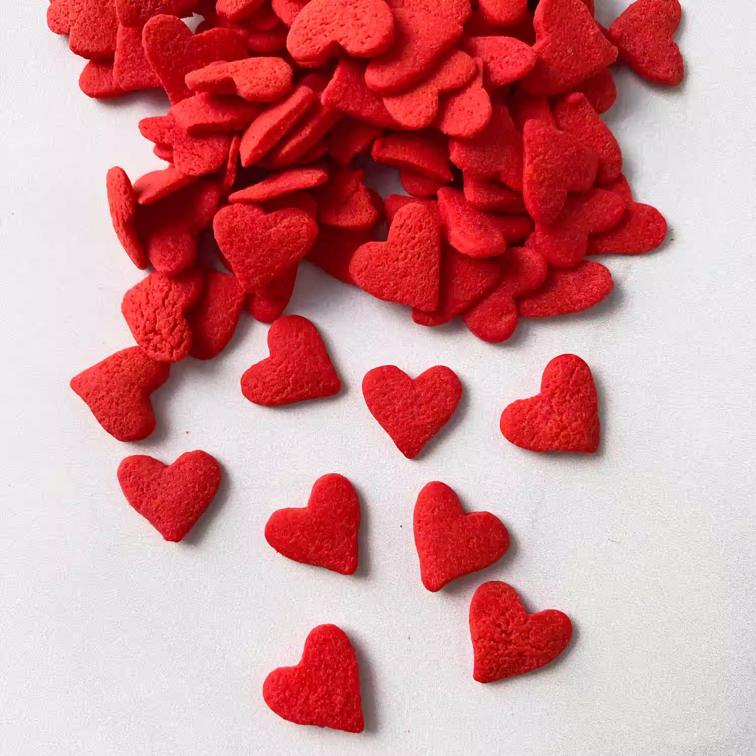 Jumbo Red Heart Sprinkles
