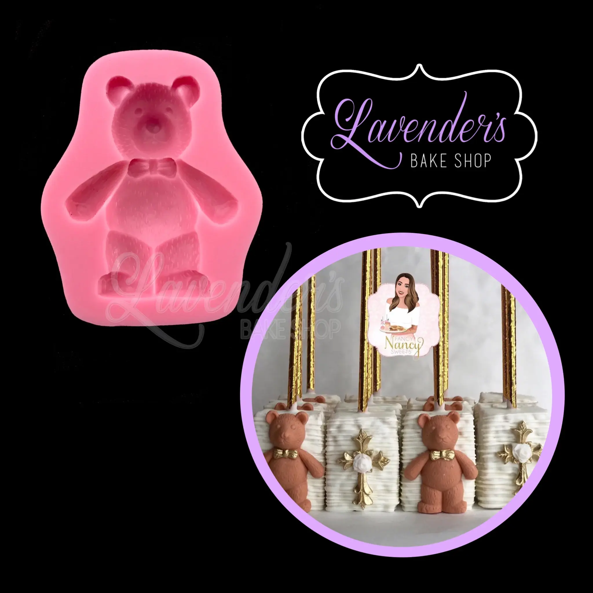 Teddy Bear Large with Bow