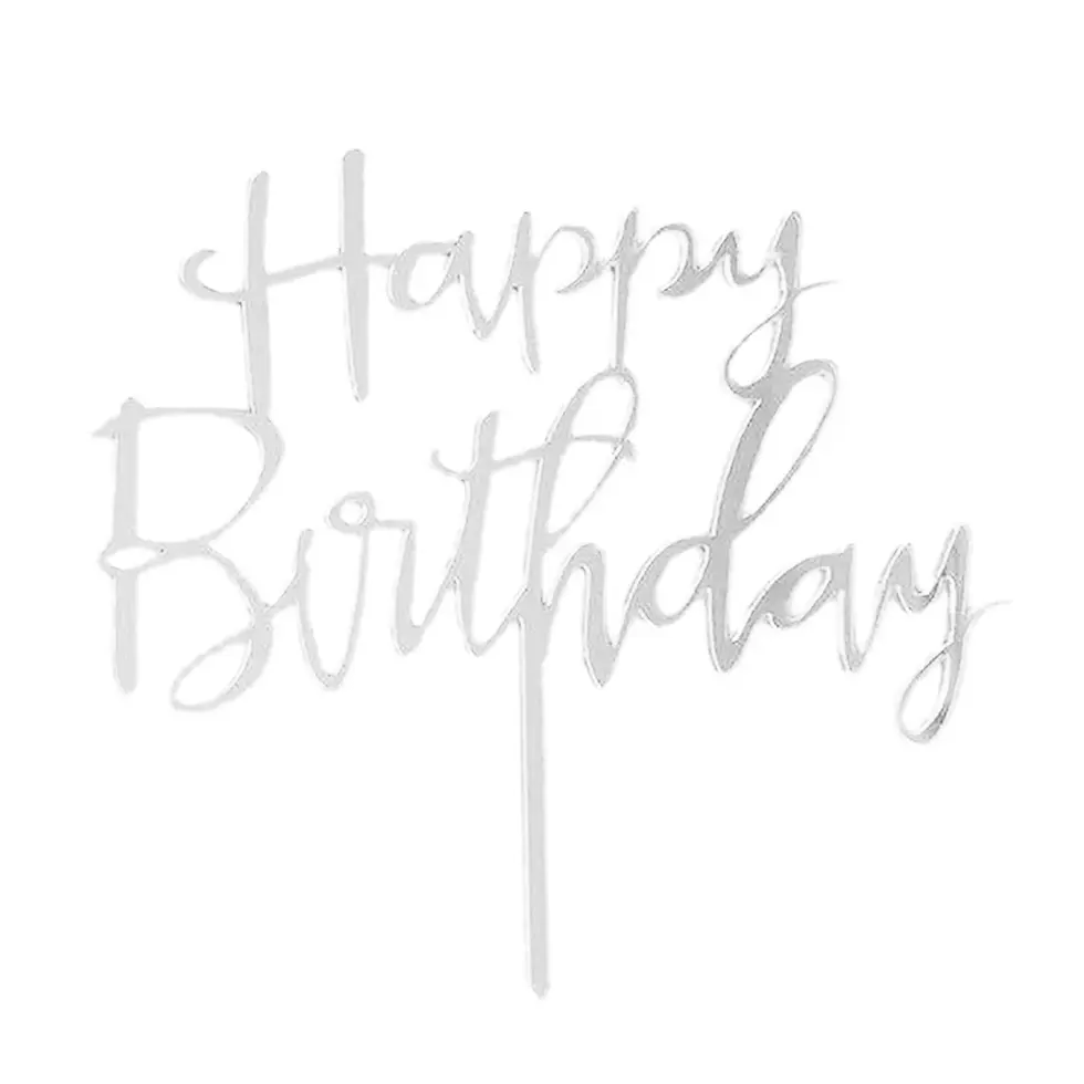 Thumbnail: HAPPY BRITHDAY ACRYLIC TOPPERS