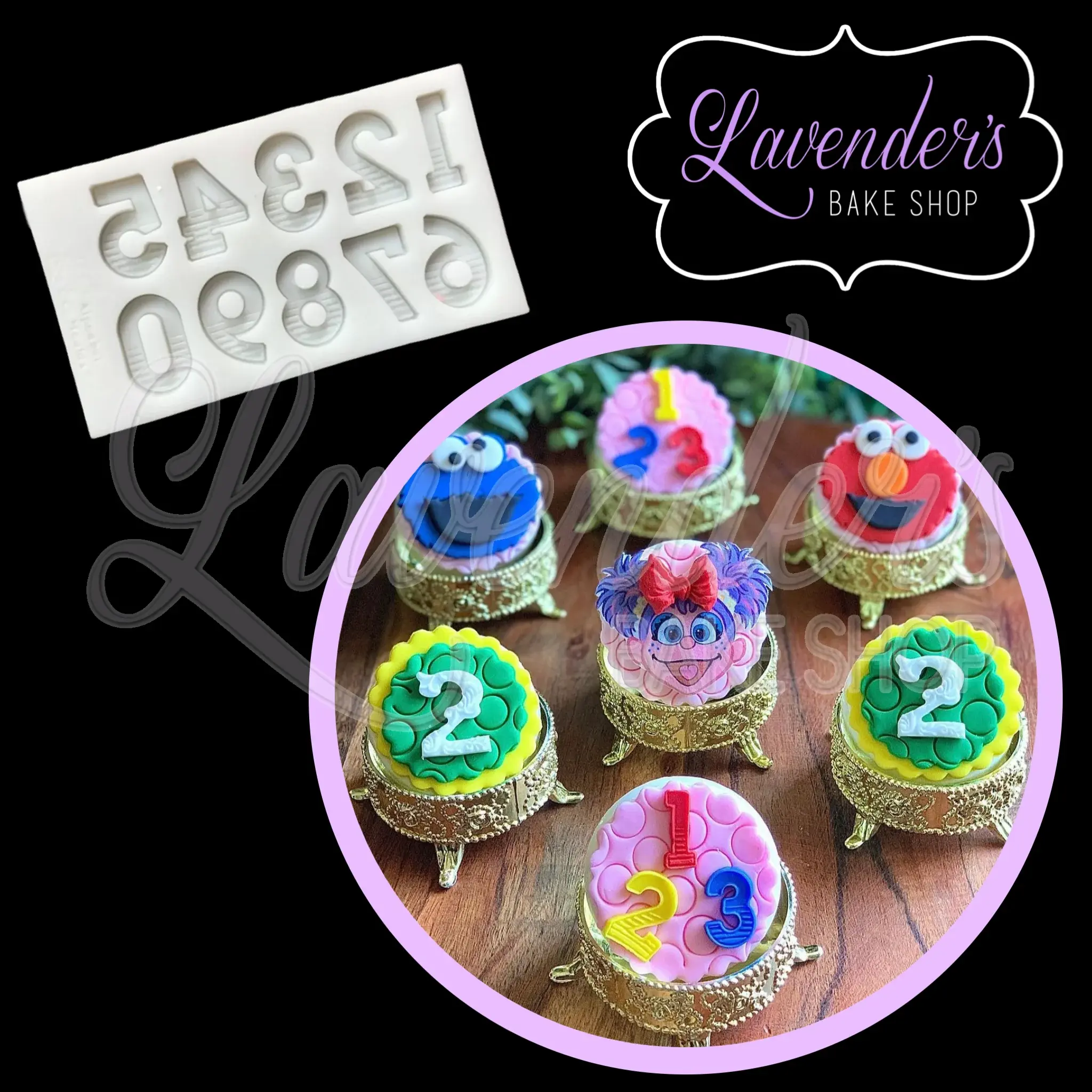 GRADIENT NUMBER MOLD