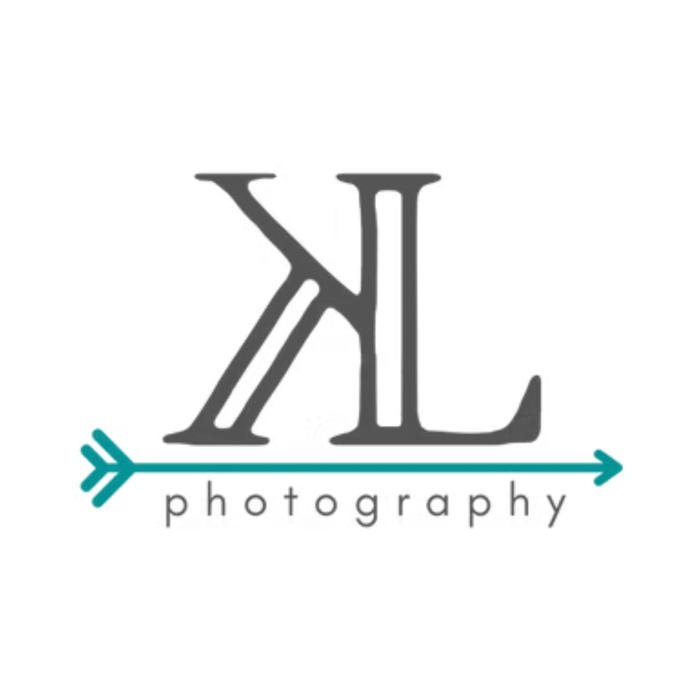 KL Photography logo with a stylized arrow