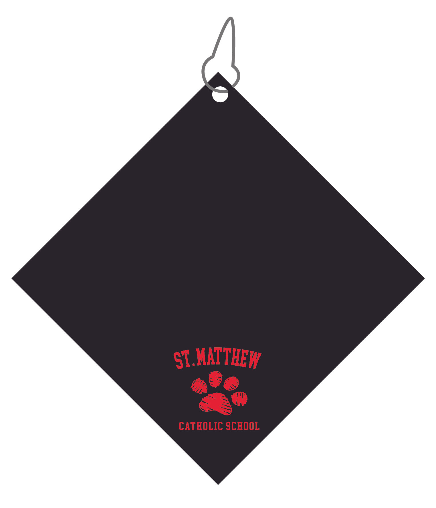 Microfiber Golf Towel with Metal Grommet and Clip