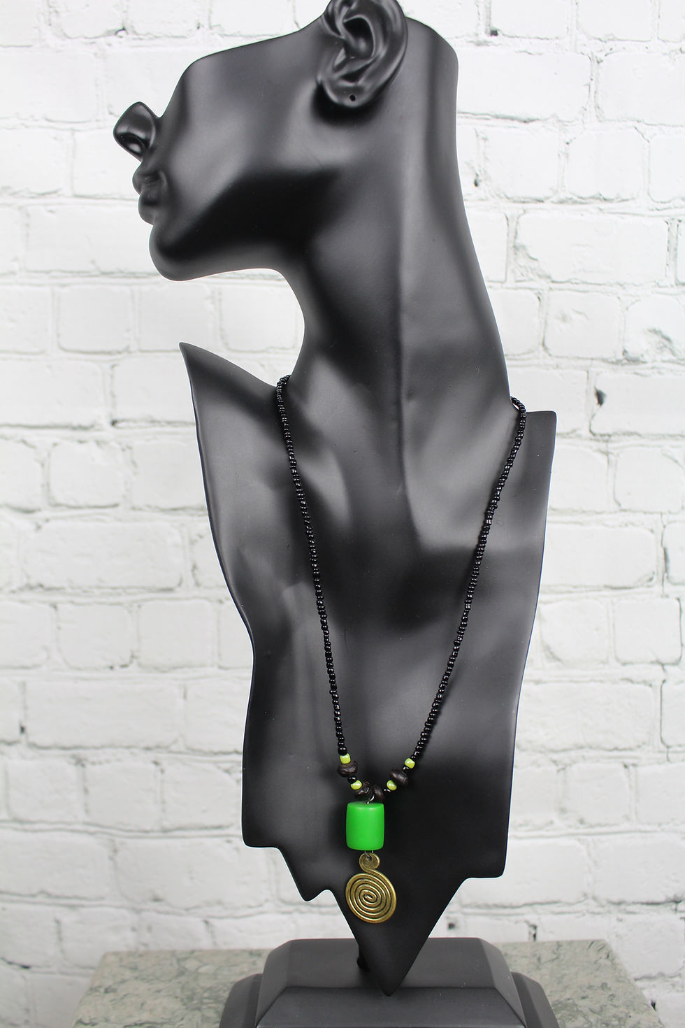 Thumbnail: Brass & Beads Necklace
