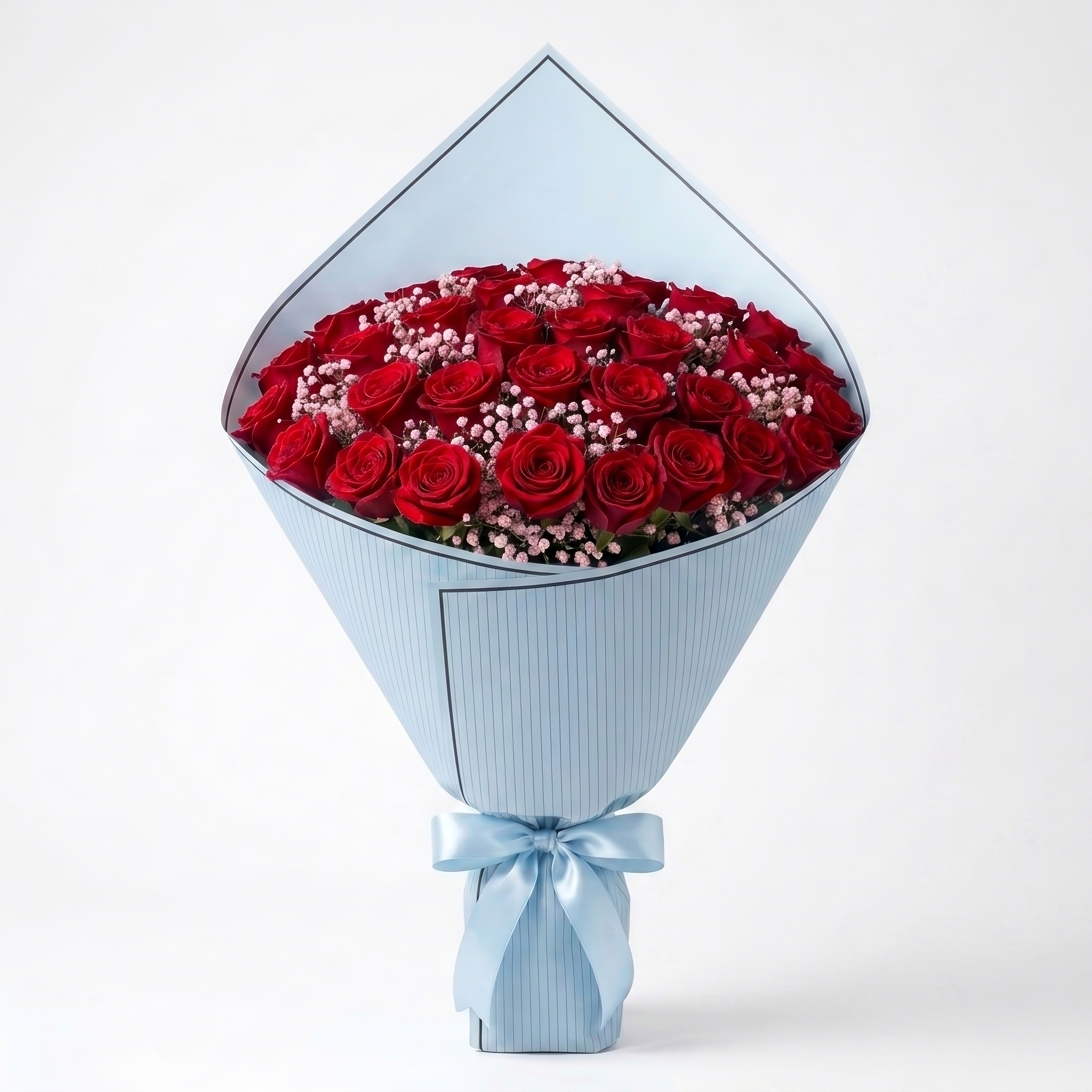 Crimson floral design by Rose Garden