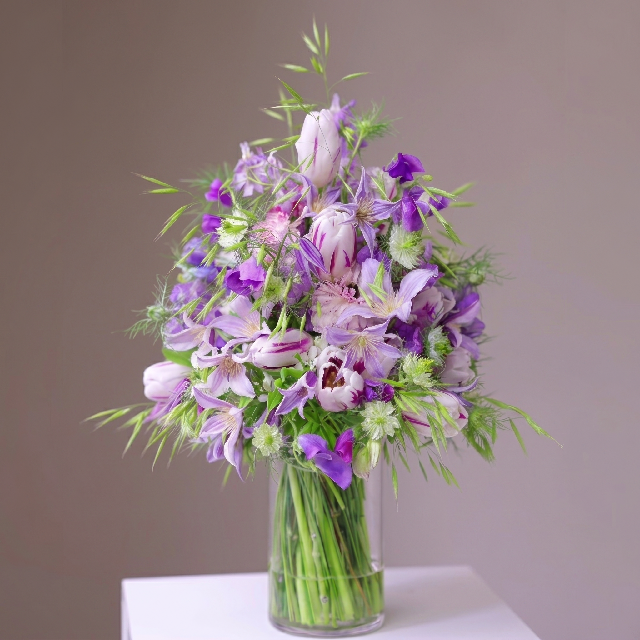 Violet floral design by Rose Garden