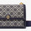 Thumbnail: Tory Burch T Monogram Jacquard Shoulder Bag With Adjustable Strap - Blue