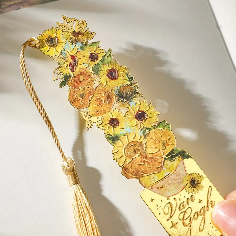 Marca páginas Girasoles de Van Gogh