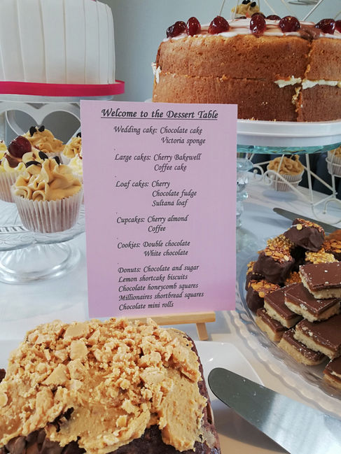 dessert tables in Grantham