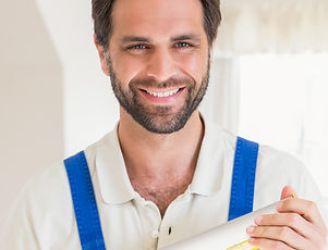 Handyman with Blue Uniforms