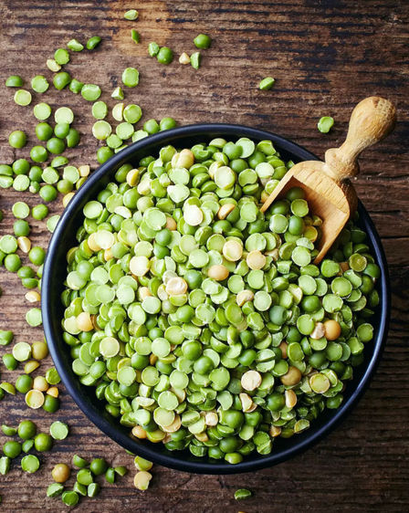 Pois cassés façon risotto