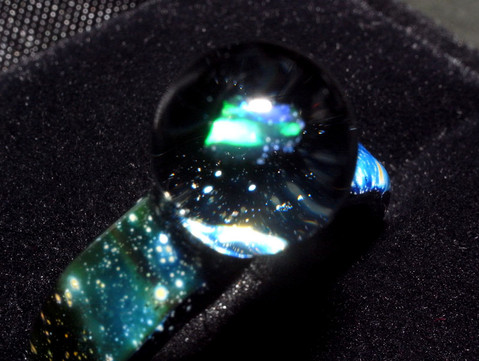 宇宙 リング アクセサリー 早川和明ガラスアート オパール glassart