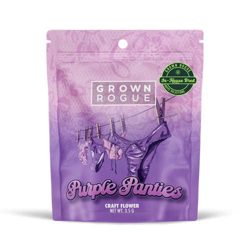 Purple Panties Flower | Grown Rogue Indica Cannabis Strain (Grape