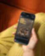 mobile web design on phone