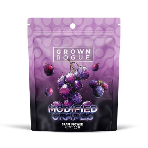 Modified Grapes Flower | Grown Rogue Indica Cannabis Strain (GMO x