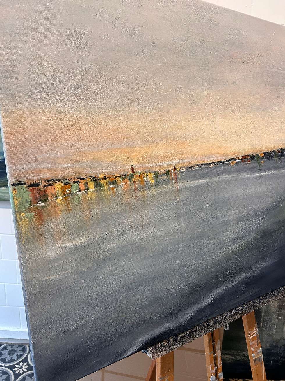 Miniatyrbild: Blå vy från Västerbron