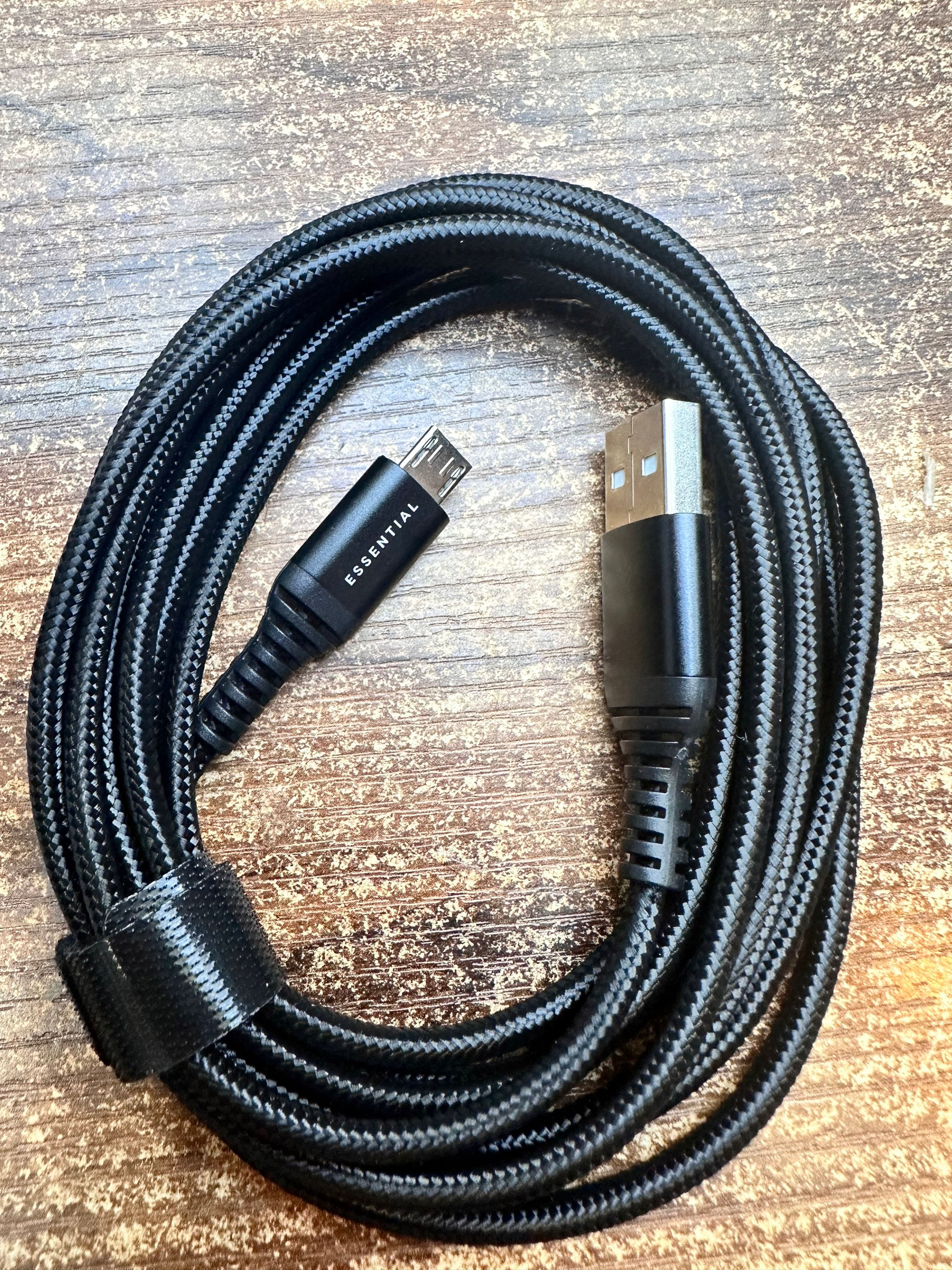 Essential USB to Android Cable Nylon Braided