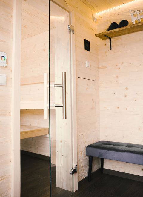 Minihaus mit Sauna