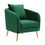 Thumbnail: Joss Accent Chair with gold legs