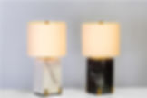 Troy Marble Table Lamp_ Black/White