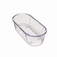 BANHEIRA PLASTICA OVAL CRISTAL PEQUENA