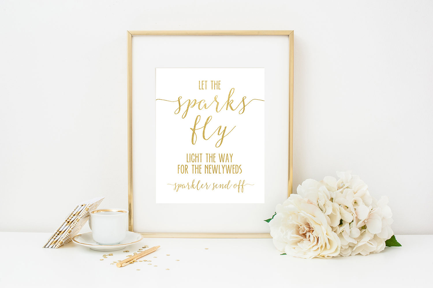 Let The Sparks Fly Sign