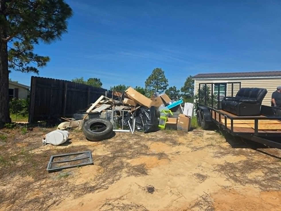 Trash removal BEFORE