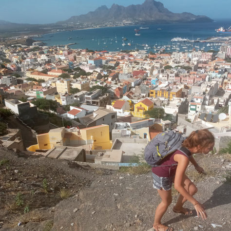 Mindelo viewpoint and rock villas