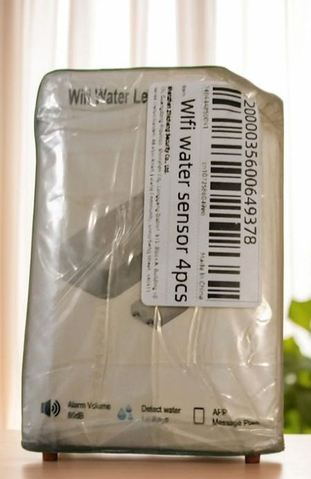 💧 Lot de 4 détecteurs de fuite d’eau WiFi – Neufs