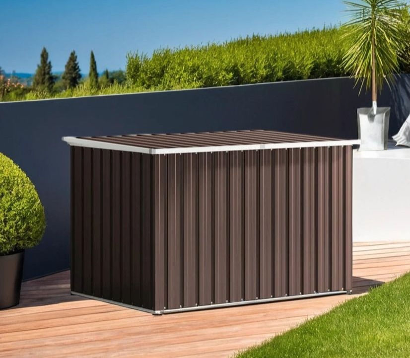 Boîte de rangement de jardin Marron 171x99x93 cm