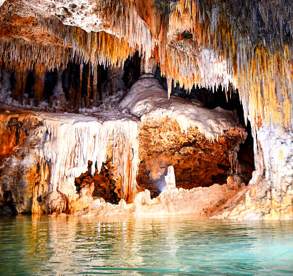 Limestone cave formations