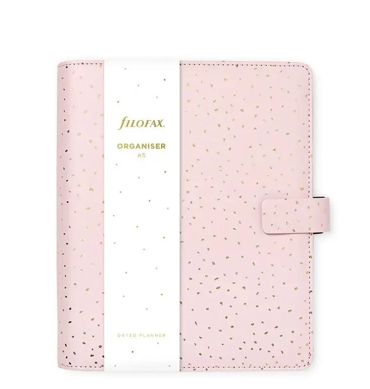 FİLOFAX Confetti A5 Boy Organiser Rose Quartz