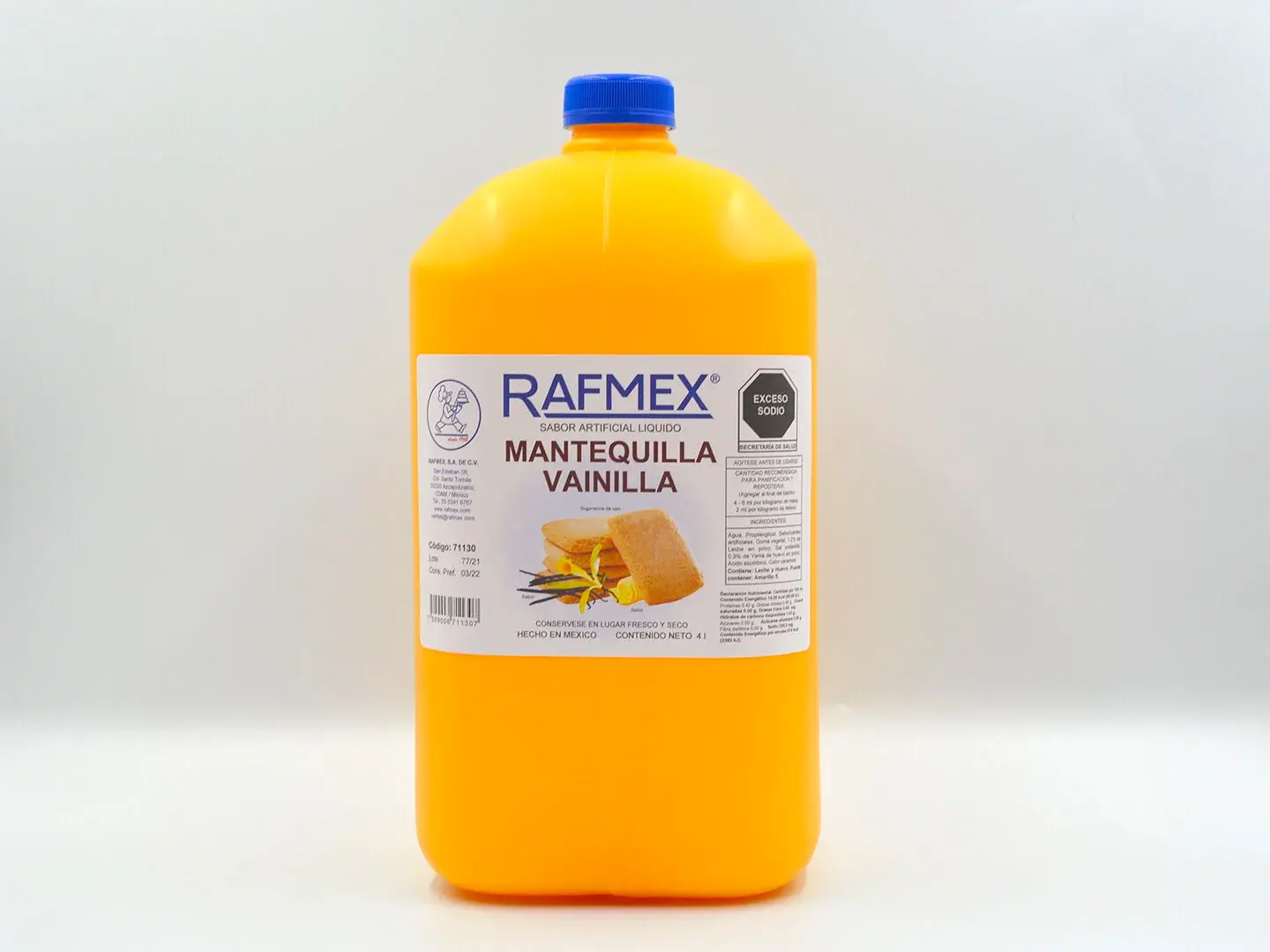 Sabor mantequilla vainilla