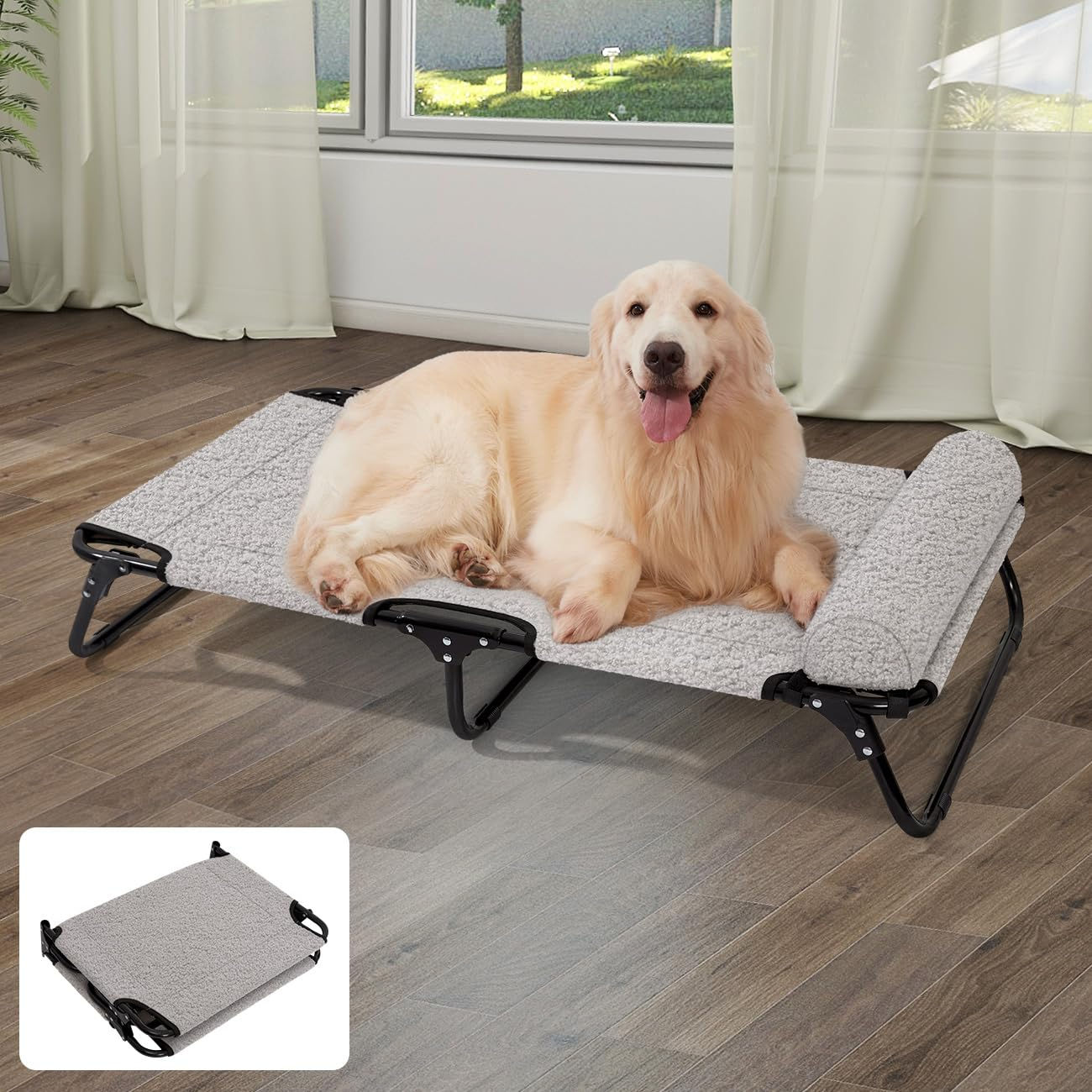 ABE Raised Dog BedElevated Dog BedOutdoor Dog BedDog CotDog Beds Large Sized Dog