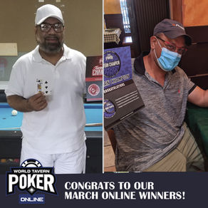 Congrats to our March Online Winners!