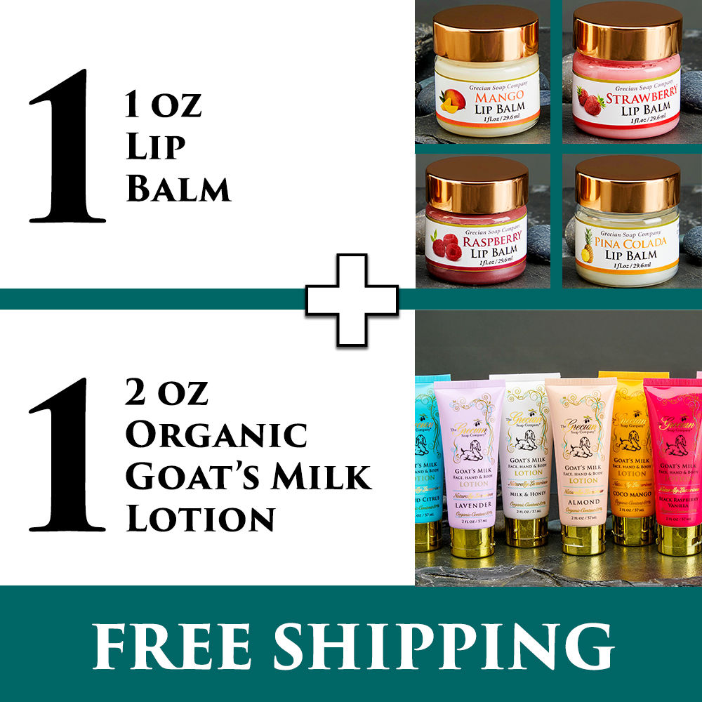 All Natural Lip Balm & 2oz Lotion Bundle Subscription
