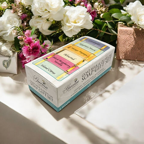 6-Pack of Goats Milk & Olive Oil Soaps | The Grecian Soap Company