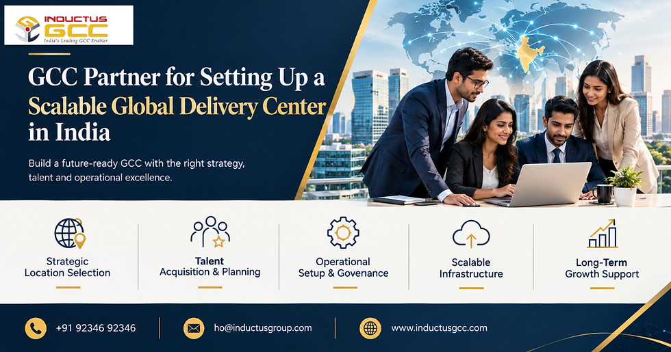 GCC Partner for Setting Up a Scalable Global Delivery Center in India: Building the Technology Foundation