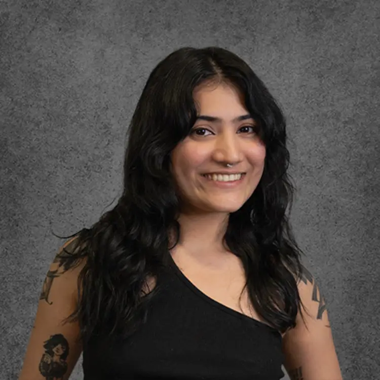 Shivani Adhikari, Delhi tattoo artist known for mandala, line art, and miniature tattoos