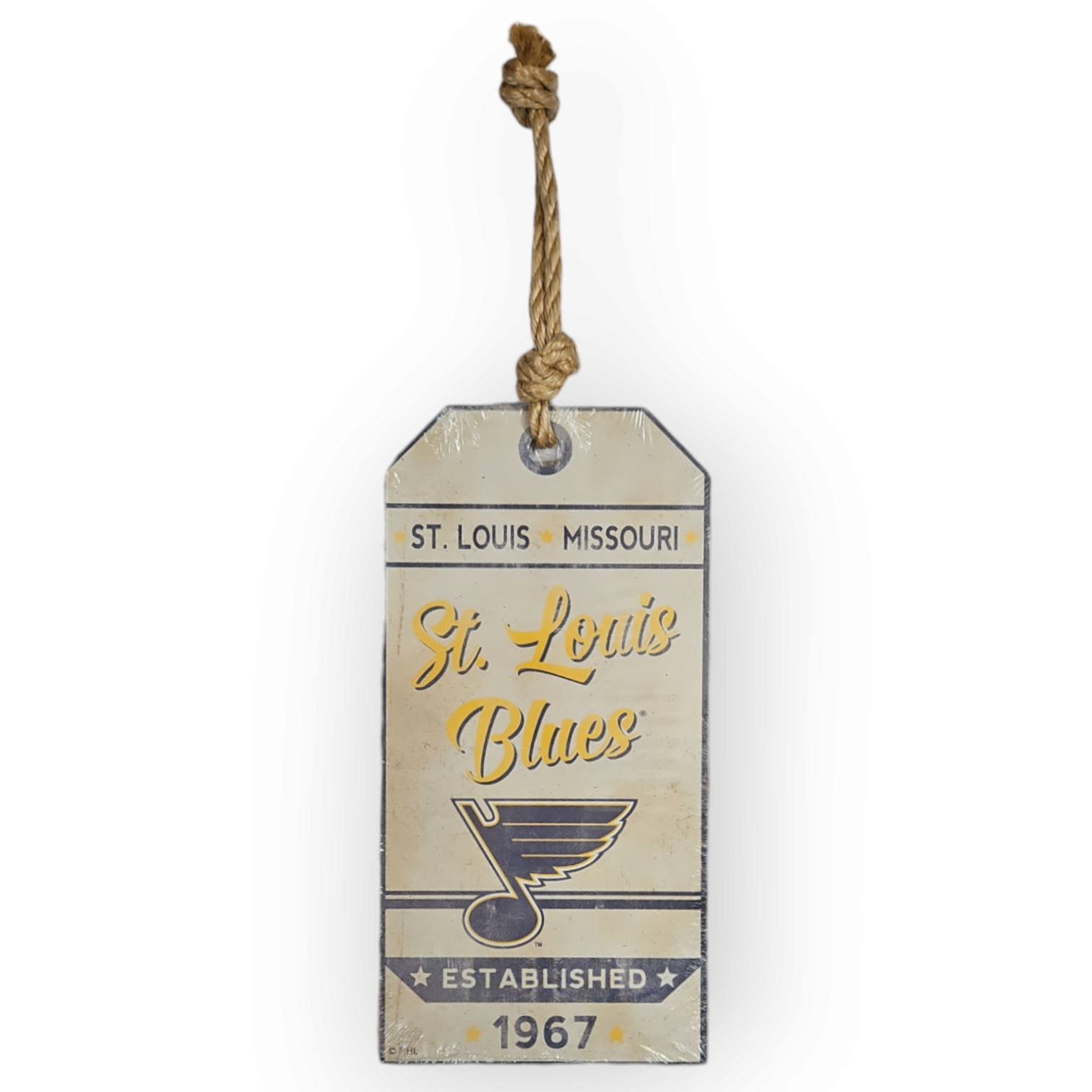 NHL St. Louis Blues 11" x 8.5" Love Home Sign