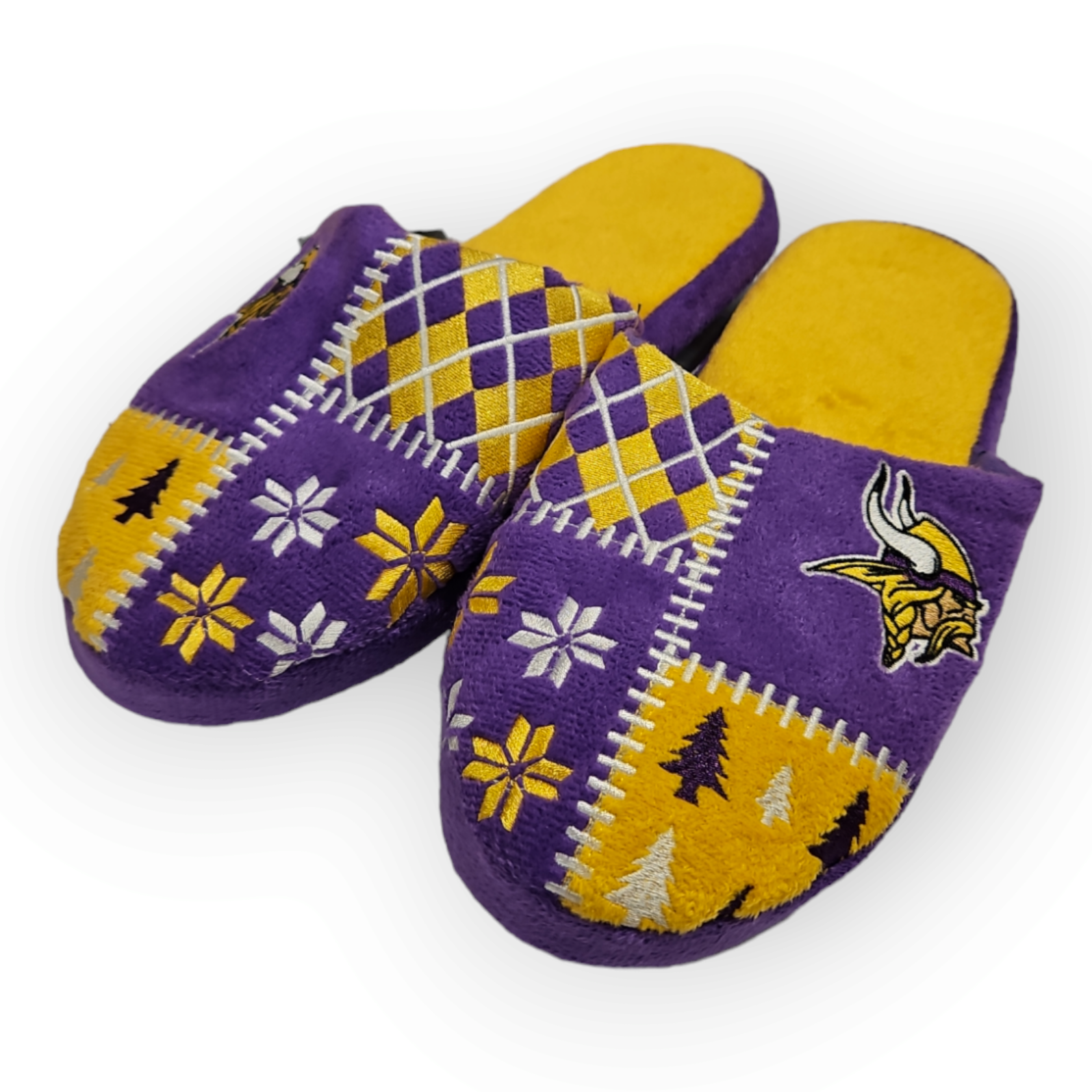 NFL Minnesota Vikings Ugly Holiday Slippers