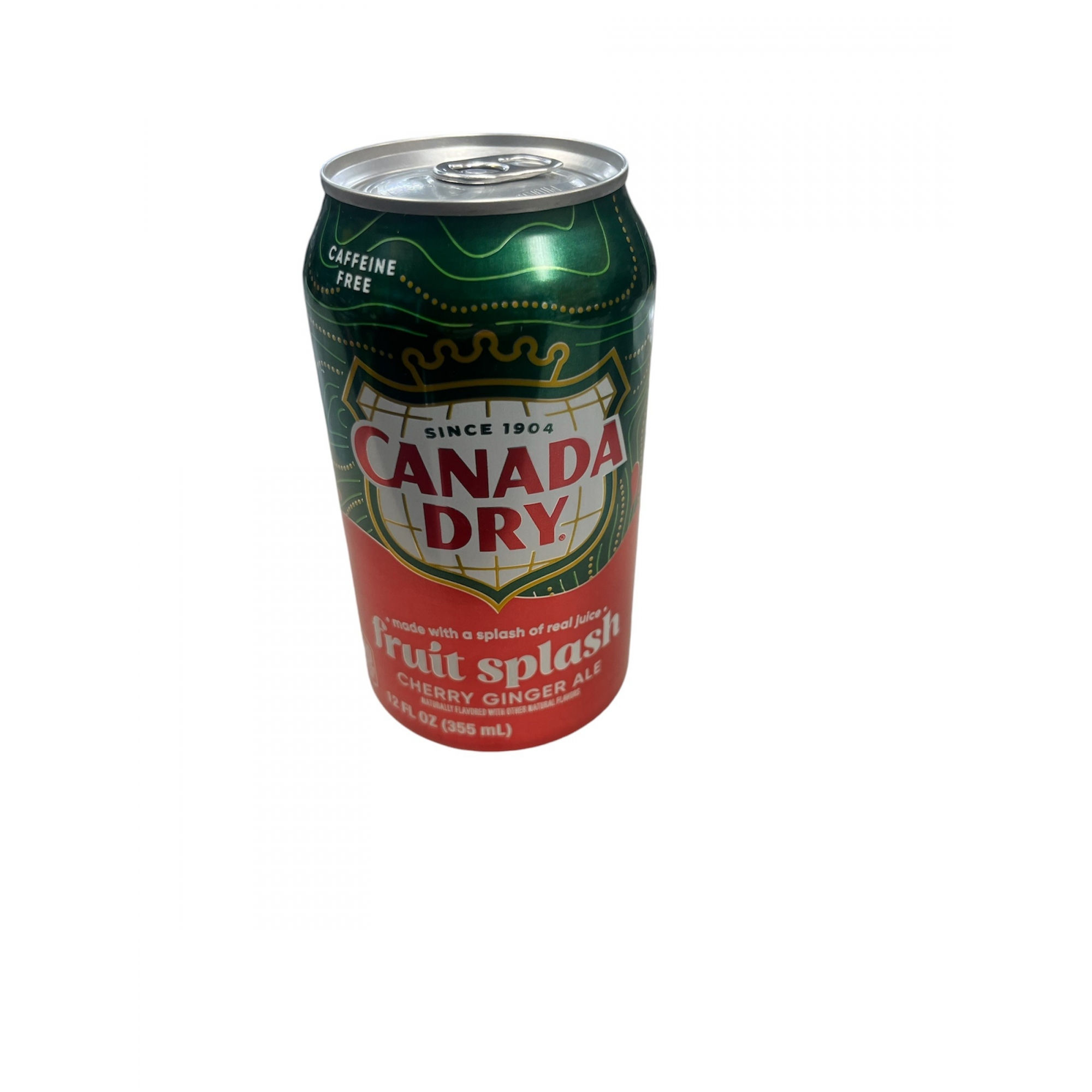 Canada Dry Fruit Splash Cherry Ginger Ale 355mL
