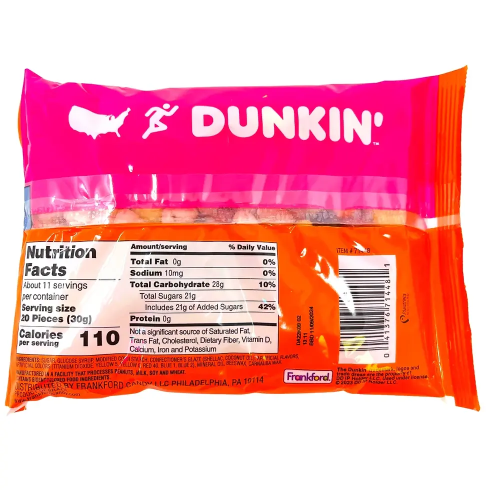 Thumbnail: Dunkin' Donuts Ice Coffee Flavoured Jelly Beans 340g