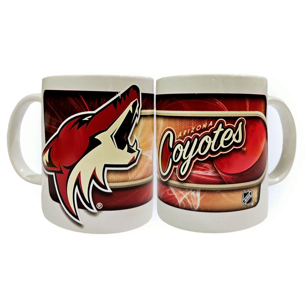 NHL Arizona Coyotes Sublimated Coffee Mug 11oz