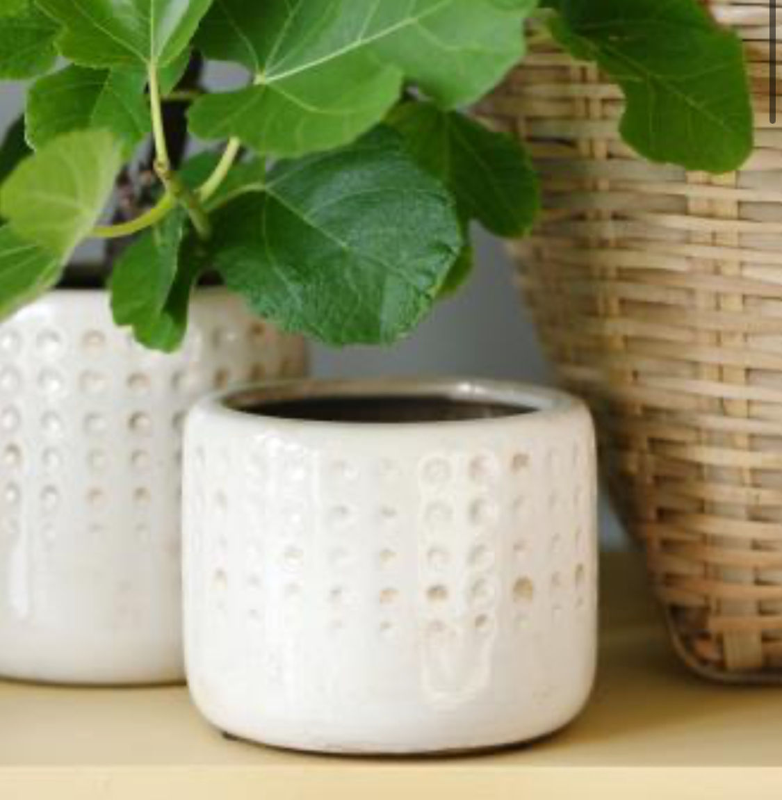 Topf Frida klein Offwhite