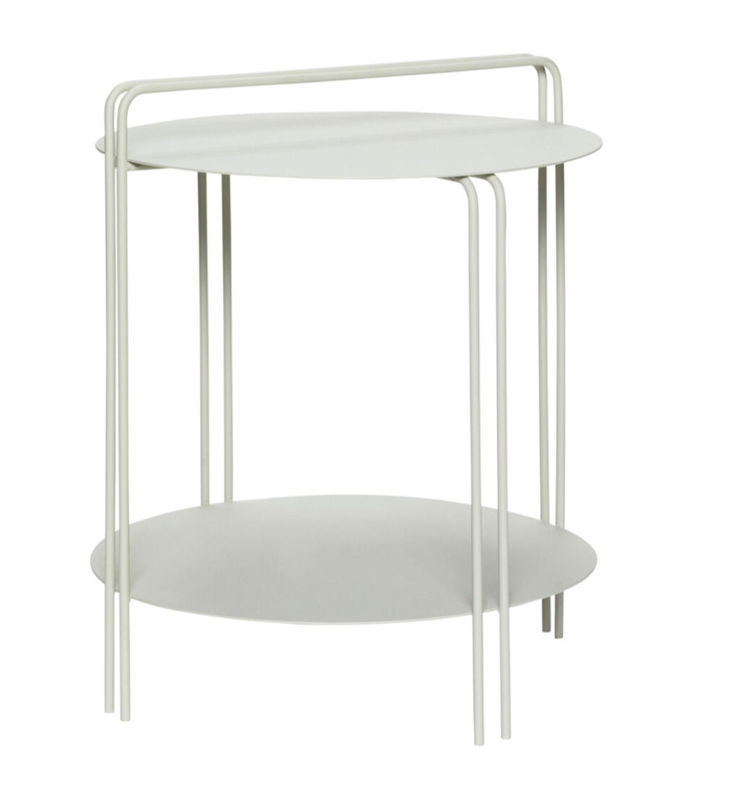 Carry Beistelltisch Hellgrau