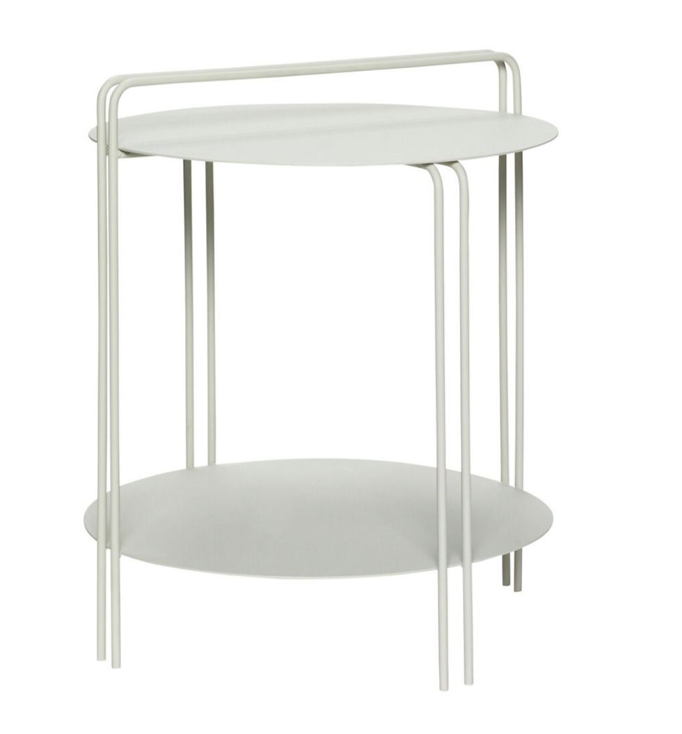 Carry Beistelltisch Hellgrau